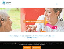 Tablet Screenshot of pavonis.fr